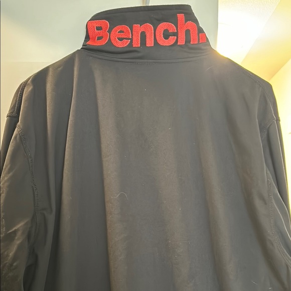 Bench Black Jacket with Red Accents - Picture 3 of 4